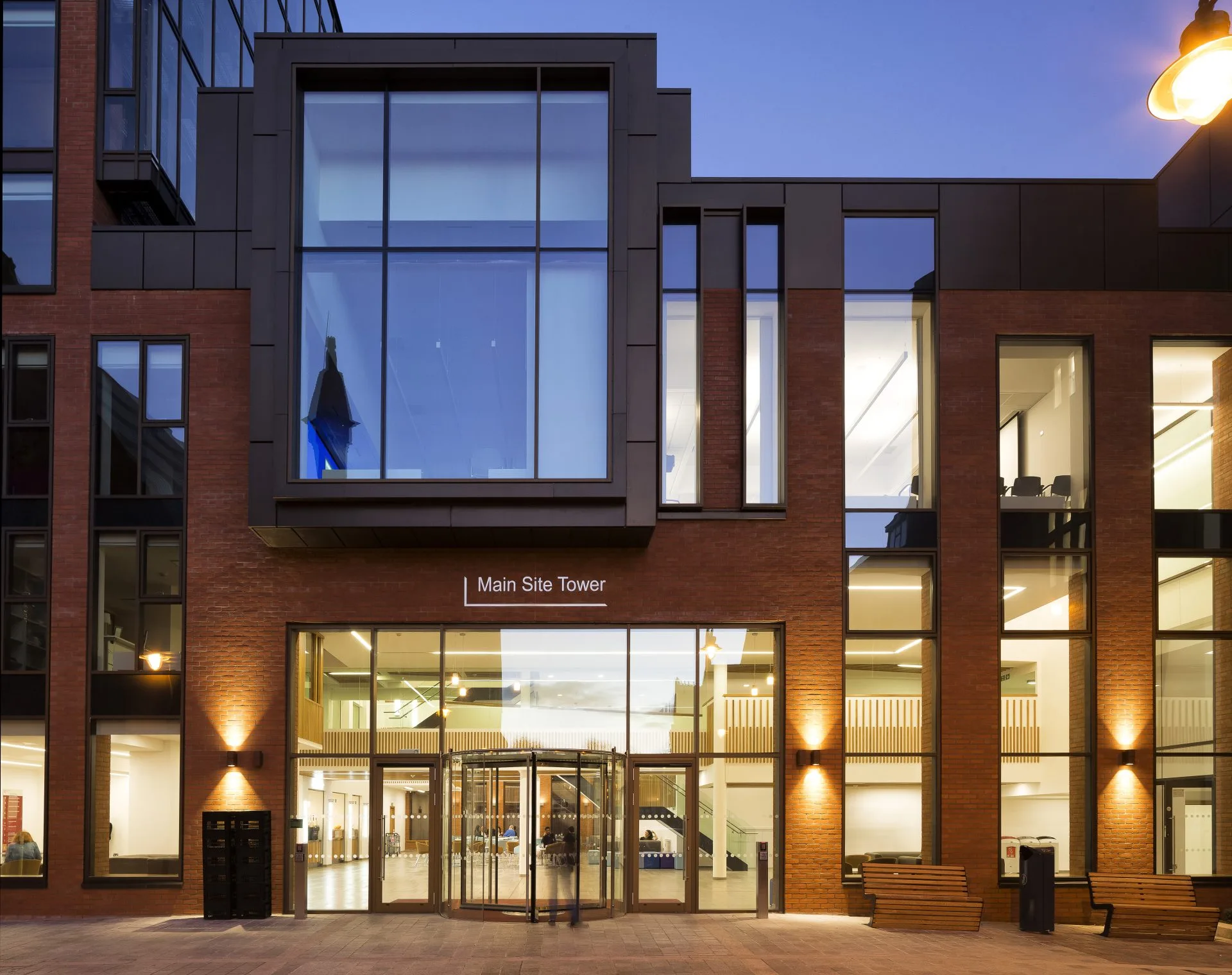 Main Site Tower and Peter Froggatt Centre, QUB