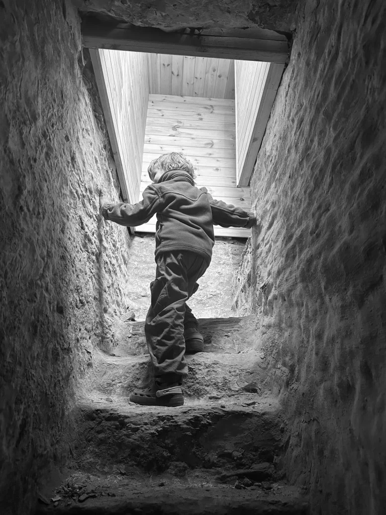 19 culmore fort boy on stair by mark hackett